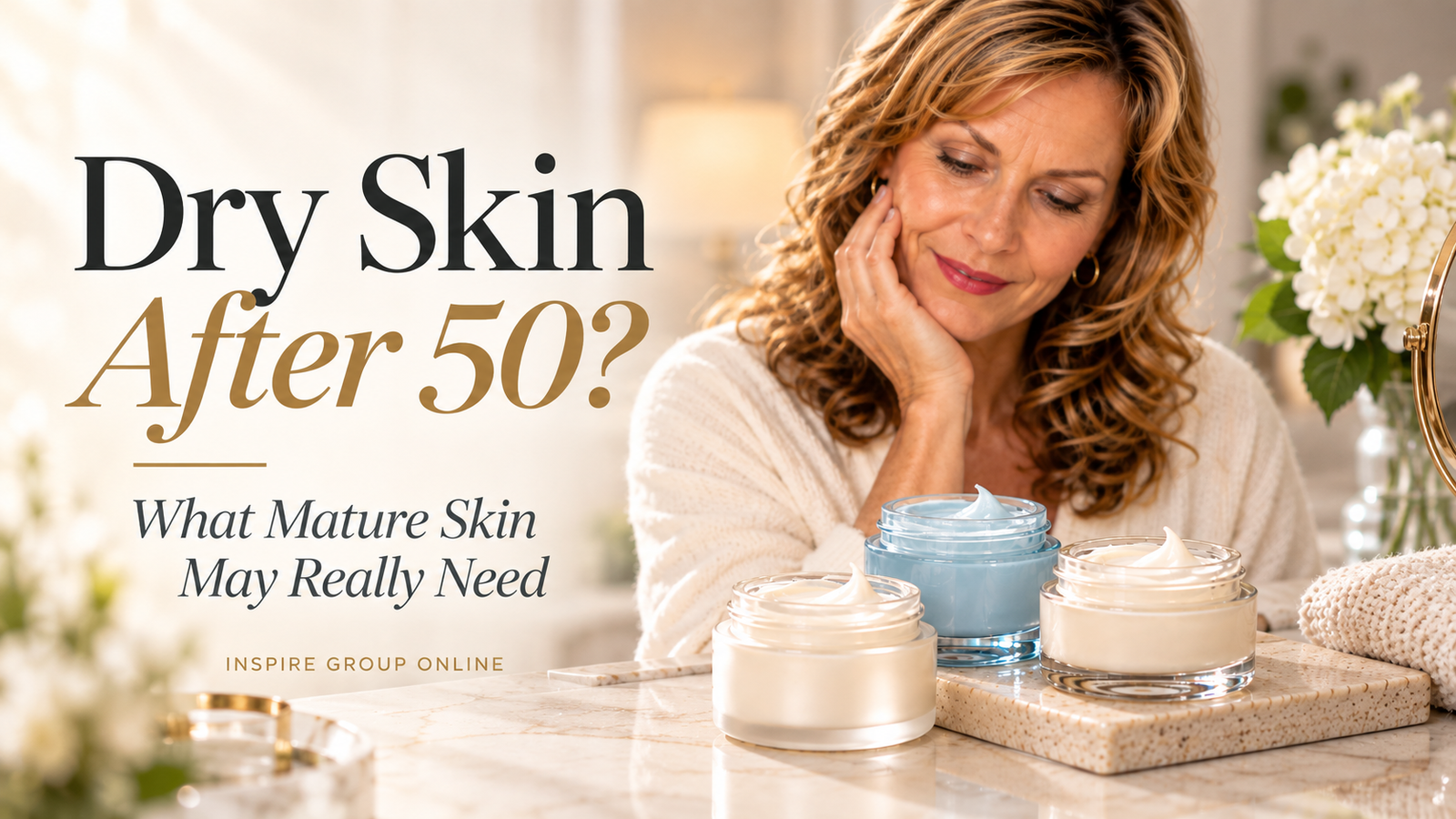 Still Dry After Moisturizing? What Mature Skin May Really Need